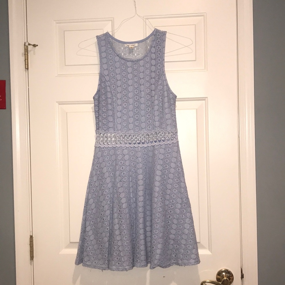 Light Blue Lace Dress